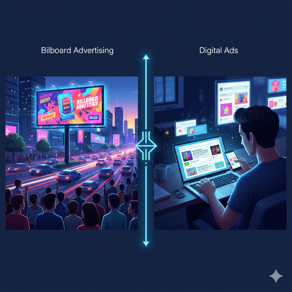 Billboards vs Digital Ads: Which Works Better for Your Business?
