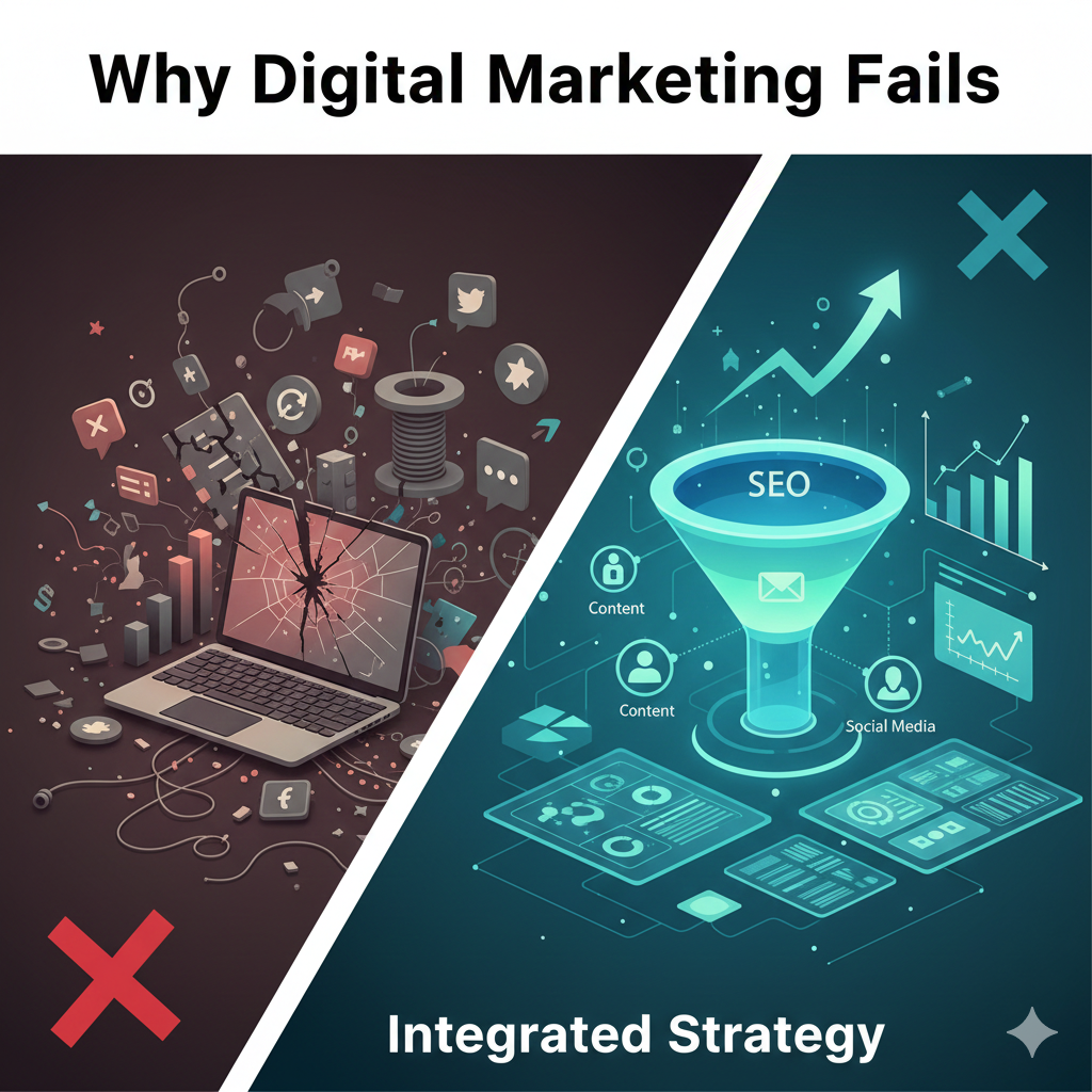 Why Businesses Fail Online Without an End-to-End Digital Marketing Strategy